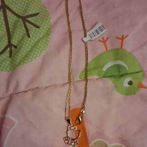 Gold Hello Kitty Pendant Necklace